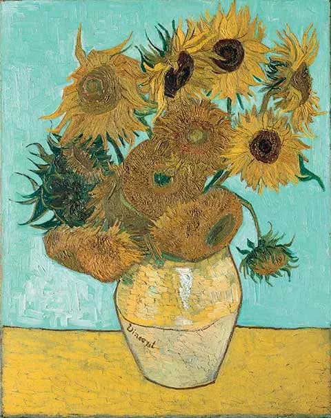 Sunflowers by Van Gogh exhibited in Munchen
